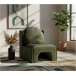 Meridian Furniture Sigma Green Velvet Accent Chair
