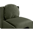 Meridian Furniture Sigma Green Velvet Accent Chair