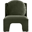 Meridian Furniture Sigma Green Velvet Accent Chair