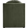 Meridian Furniture Sigma Green Velvet Accent Chair