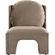 Meridian Furniture Sigma Taupe Velvet Accent Chair