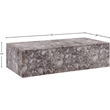 Meridian Furniture Piazza Brown Concrete Indoor/Outdoor Coffee Table