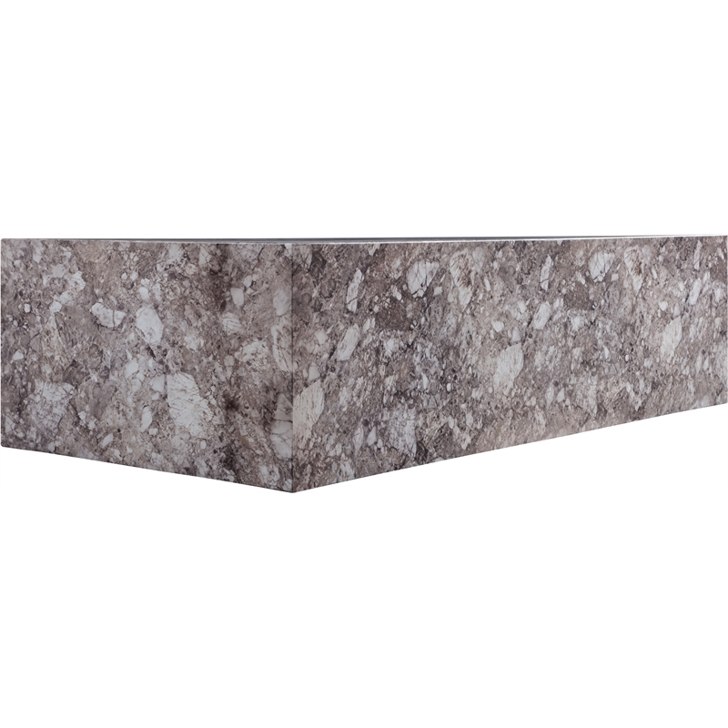 Meridian Furniture Piazza Brown Concrete Indoor/Outdoor Coffee Table