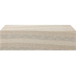 Meridian Furniture Piazza Travertine Finish Concrete Indoor/Outdoor Coffee Table