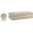 Meridian Furniture Piazza Travertine Finish Concrete Indoor/Outdoor Coffee Table