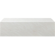 Meridian Furniture Piazza Off White Concrete Indoor/Outdoor Coffee Table