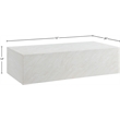 Meridian Furniture Piazza Off White Concrete Indoor/Outdoor Coffee Table