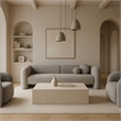 Meridian Furniture Piazza Off White Concrete Indoor/Outdoor Coffee Table