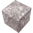 Meridian Furniture Piazza Brown Marble Finish Concrete Indoor/Outdoor End Table