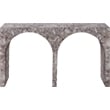 Meridian Furniture Faenza Brown Marble Finish Console Table