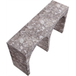 Meridian Furniture Faenza Brown Marble Finish Console Table