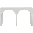 Meridian Furniture Faenza White Marble Finish Console Table
