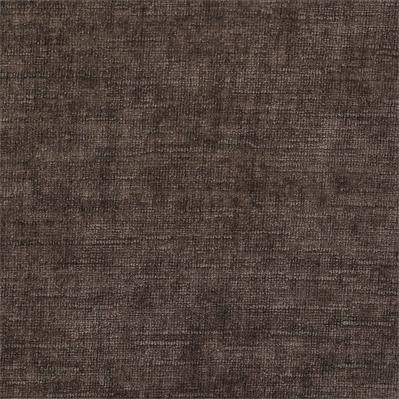 Meridian Furniture Adam Brown Chenille Fabric Queen Bed