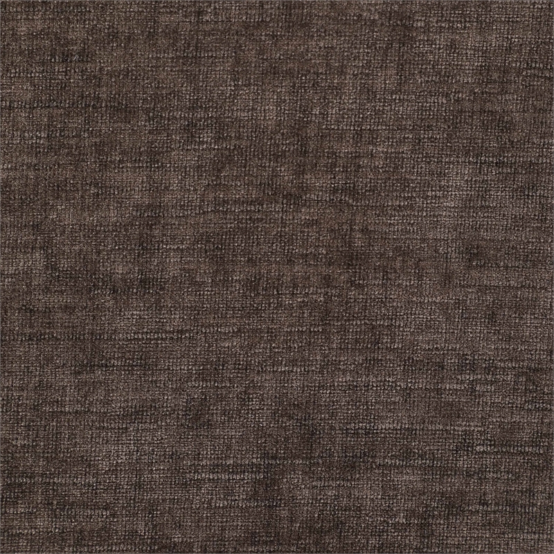 Meridian Furniture Adam Brown Chenille Fabric Queen Bed