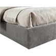 Meridian Furniture Adam Grey Chenille Fabric Full Bed