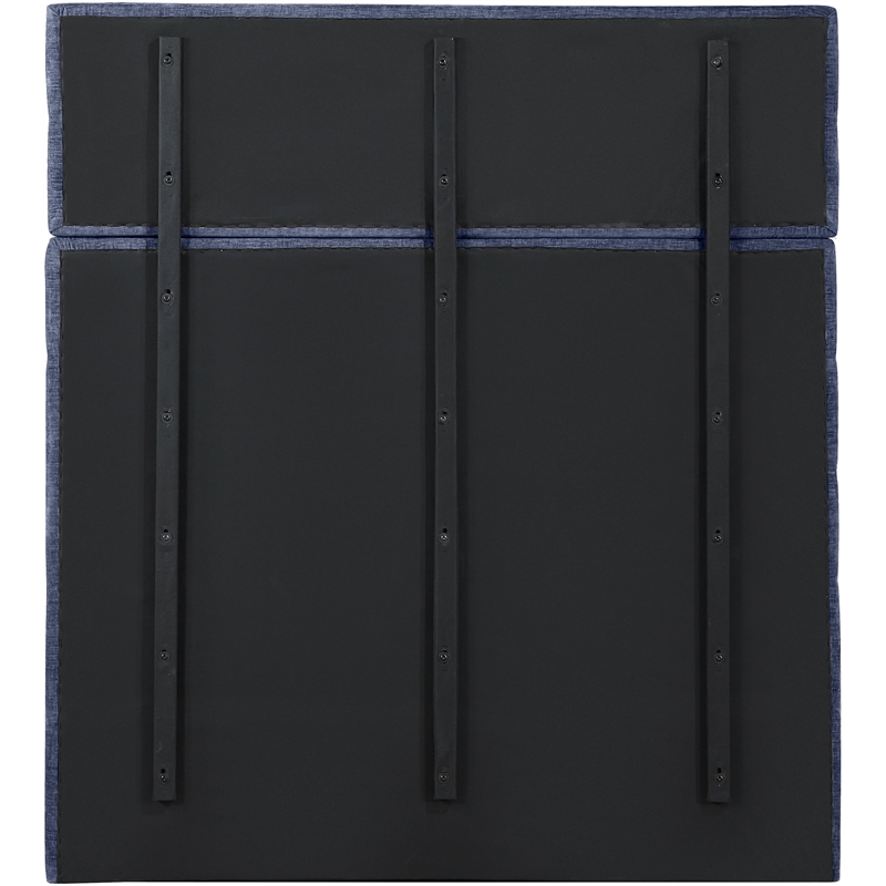 Meridian Furniture Adam Navy Chenille Fabric Full Bed