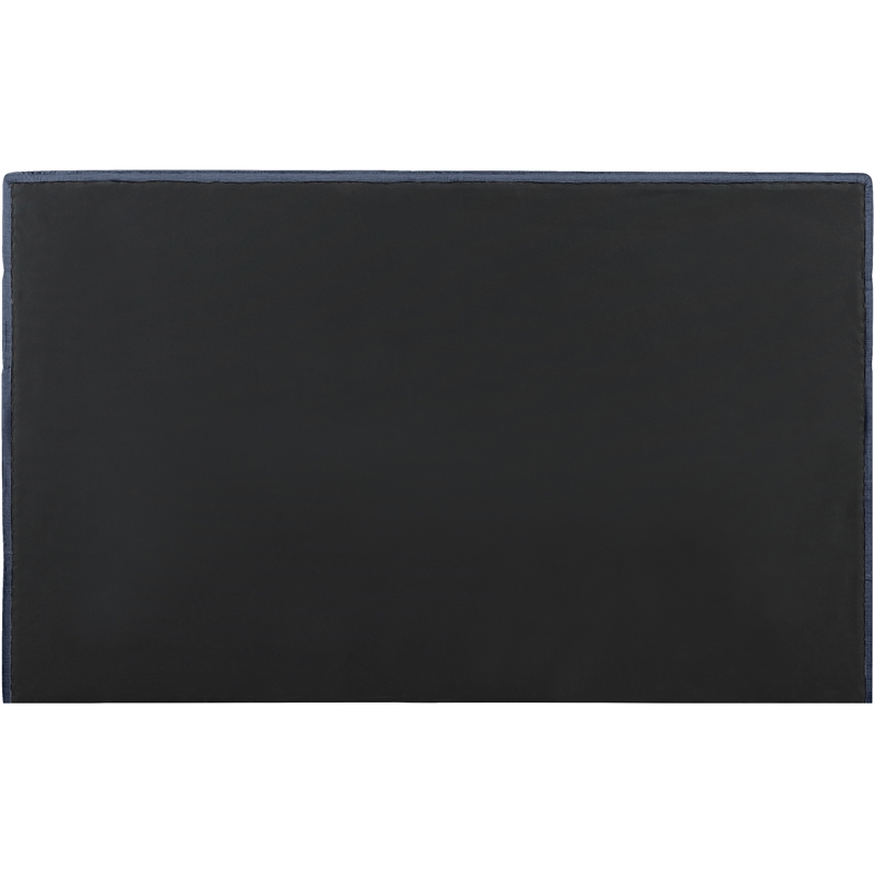 Meridian Furniture Adam Navy Chenille Fabric King Bed