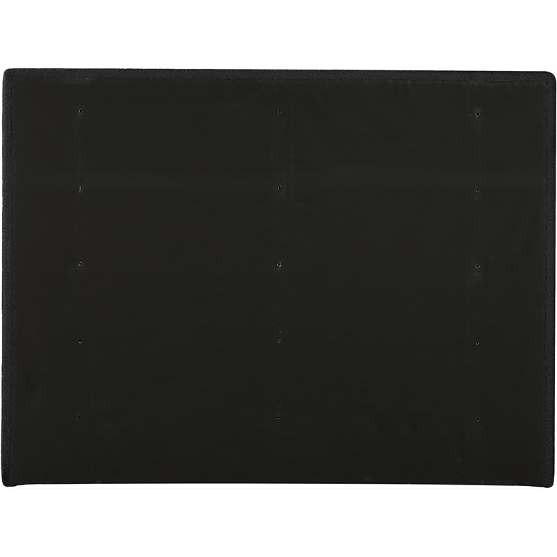 Meridian Furniture Adam Black Boucle Fabric Queen Bed
