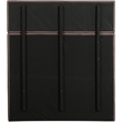 Meridian Furniture Adam Brown Linen Textured Fabric Full Bed