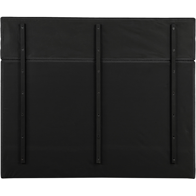 Meridian Furniture Adam Black Boucle Fabric King Bed