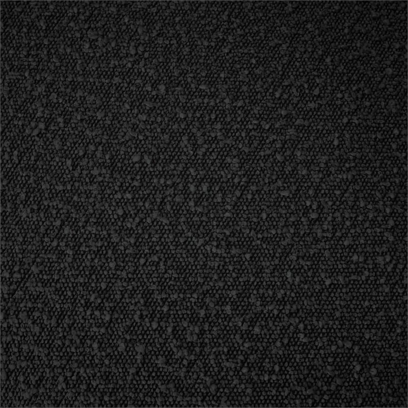 Meridian Furniture Adam Black Boucle Fabric King Bed