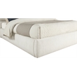 Meridian Furniture Adam Cream Boucle Fabric Full Bed