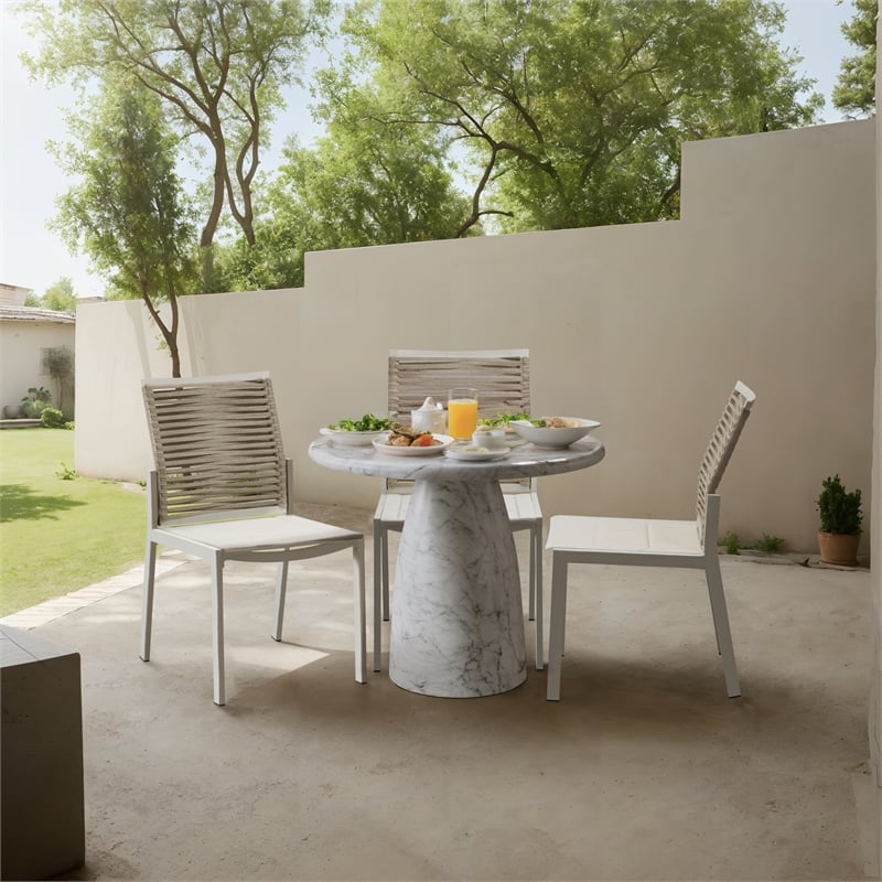 Meridian Furniture Cosenza White 36