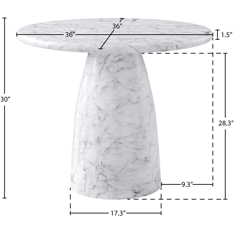 Meridian Furniture Cosenza White 36
