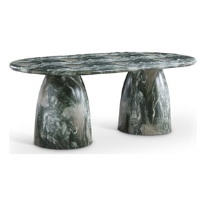 Meridian Furniture Cosenza Green 78&quot Indoor/Outdoor Concrete Dining Table
