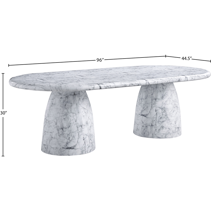 Meridian Furniture Cosenza White 96