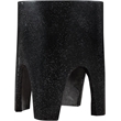Meridian Furniture Foligno Black Indoor/Outdoor Concrete End Table