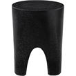 Meridian Furniture Foligno Black Indoor/Outdoor Concrete End Table