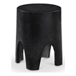 Meridian Furniture Foligno Black Indoor/Outdoor Concrete End Table