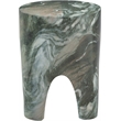 Meridian Furniture Foligno Green Indoor/Outdoor Concrete End Table