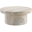 Meridian Furniture Legatto Travertine Indoor/Outdoor Concrete Coffee Table