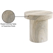 Meridian Furniture Legatto Travertine Indoor/Outdoor Concrete End Table