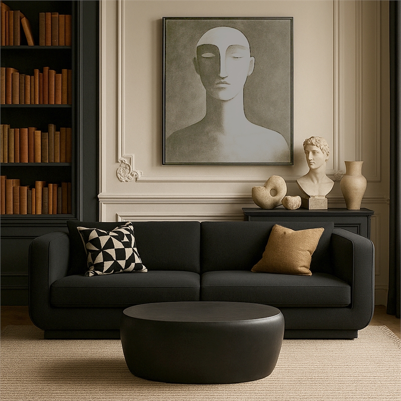 Meridian Furniture Capsule Black Aluminum Coffee Table