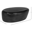 Meridian Furniture Capsule Black Aluminum Coffee Table