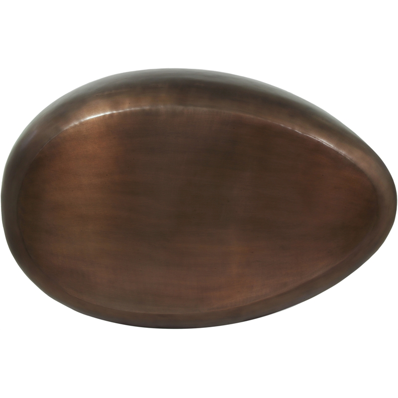 Meridian Furniture Capsule Brown Aluminum Coffee Table