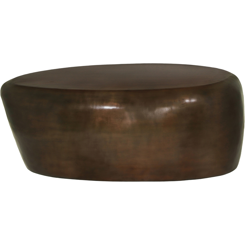 Meridian Furniture Capsule Brown Aluminum Coffee Table