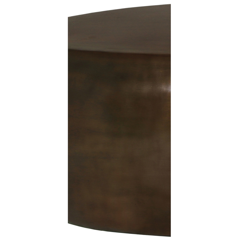 Meridian Furniture Capsule Brown Aluminum Coffee Table