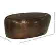 Meridian Furniture Capsule Brown Aluminum Coffee Table