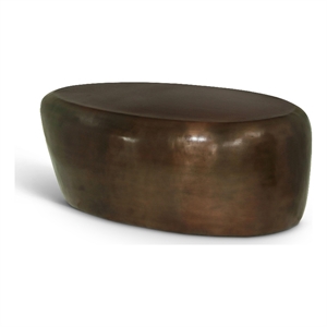 Meridian Furniture Capsule Brown Aluminum Coffee Table