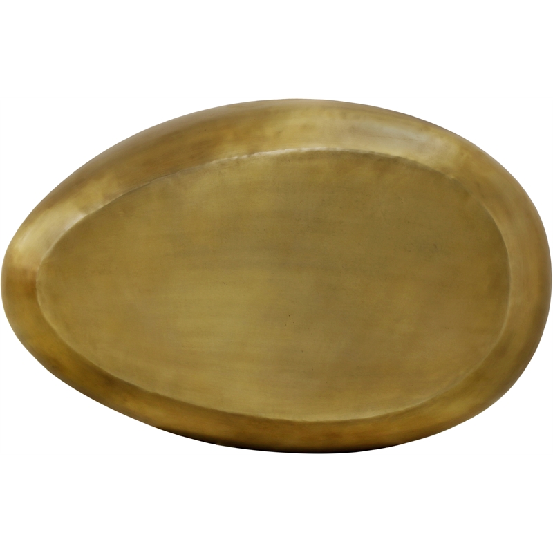 Meridian Furniture Capsule Gold Aluminum Coffee Table