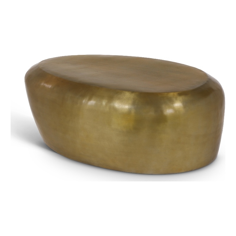 Meridian Furniture Capsule Gold Aluminum Coffee Table
