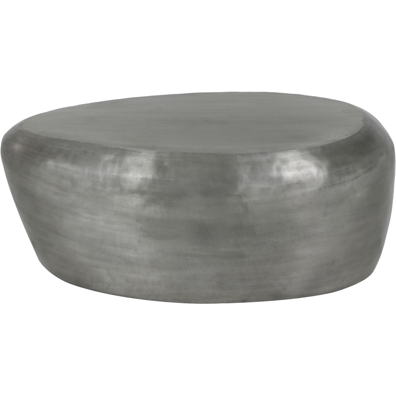 Meridian Furniture Capsule Silver Aluminum Coffee Table