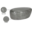Meridian Furniture Capsule Silver Aluminum Coffee Table