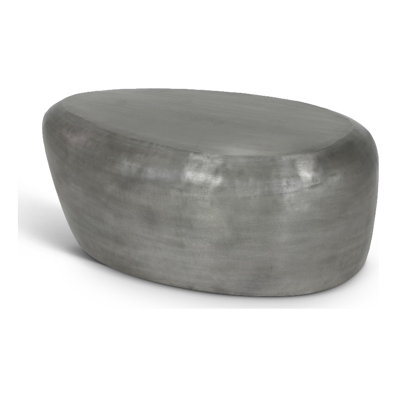 Meridian Furniture Capsule Silver Aluminum Coffee Table