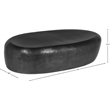 Meridian Furniture Capsule Black Aluminum Coffee Table