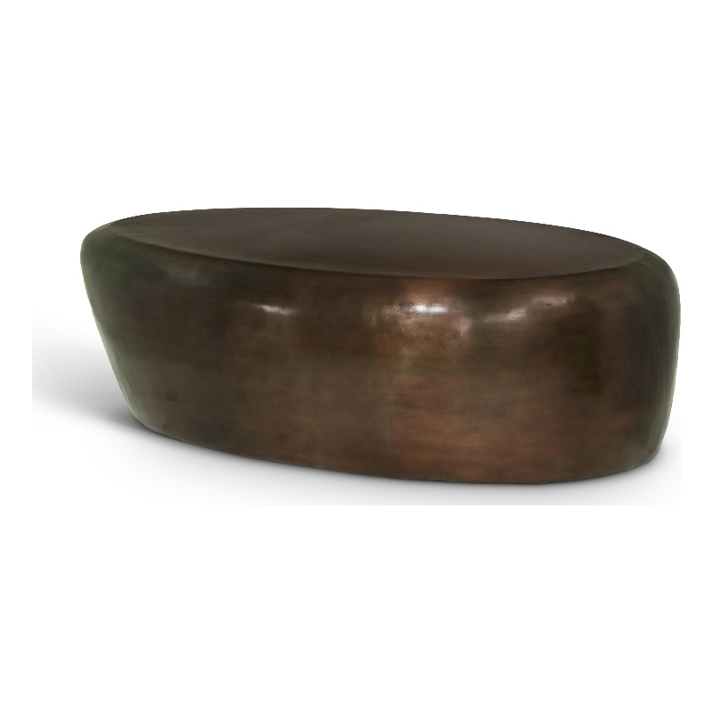 Meridian Furniture Capsule Brown Aluminum Coffee Table
